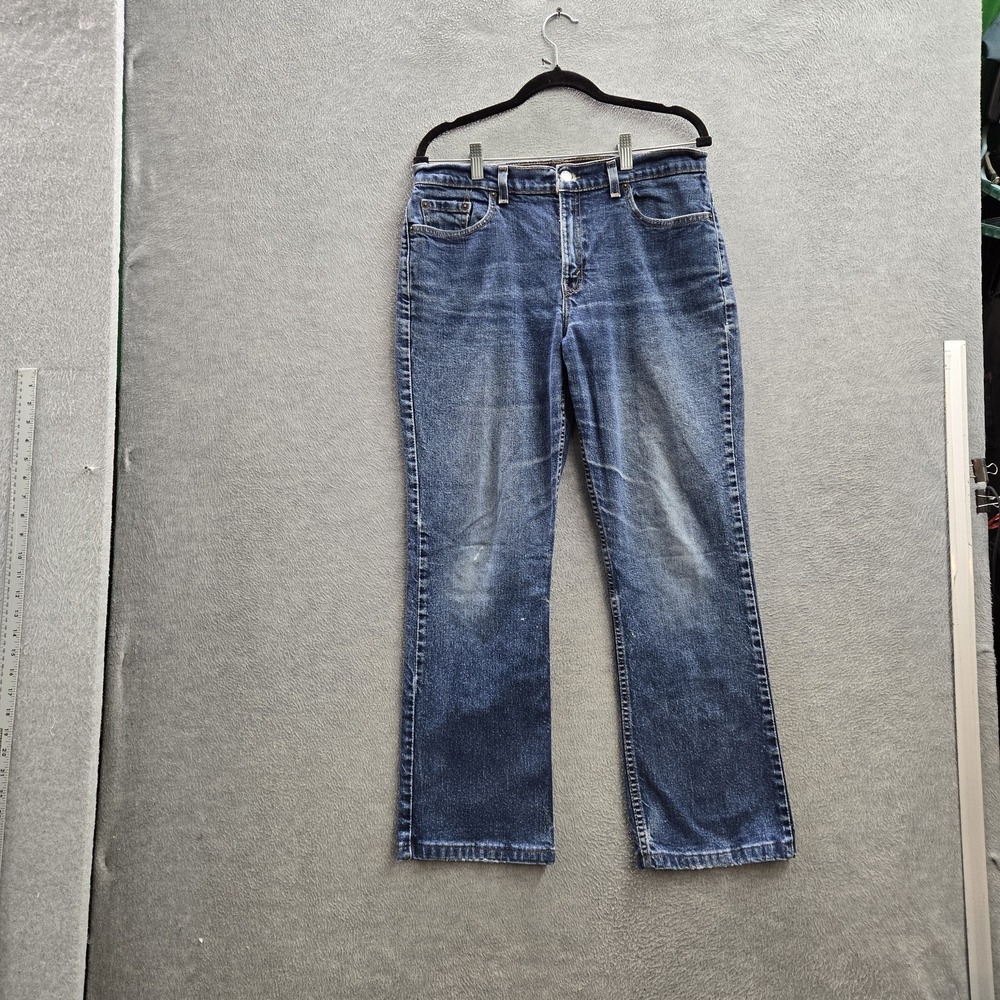 VINTAGE Levi's 515 Women Jeans 12 M MIS Blue 90s USA90s Denim Bootcut Lower Rise
